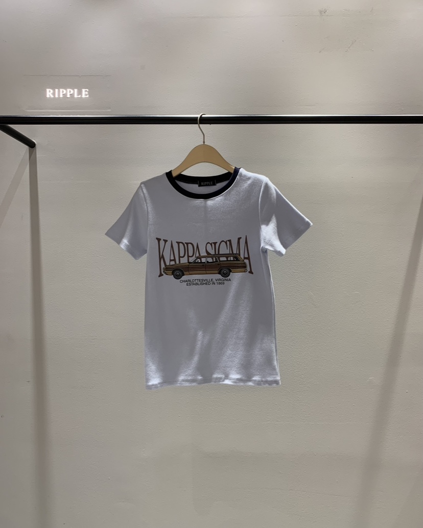 RIPPLE-P韓國代購女士新款推薦職業熱賣26春夏人氣時尚T恤RIPPLE-PT恤圖色2