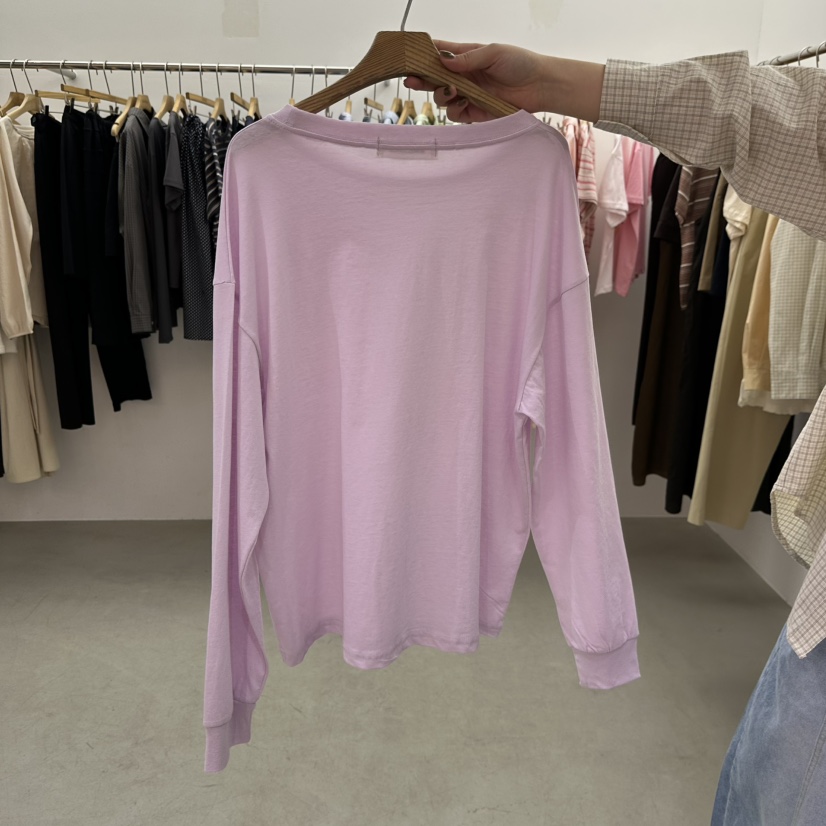 BROWNS-P韓國東大門直郵女士新款推薦熱賣職業人氣長袖T恤BROWNS-P長袖T恤