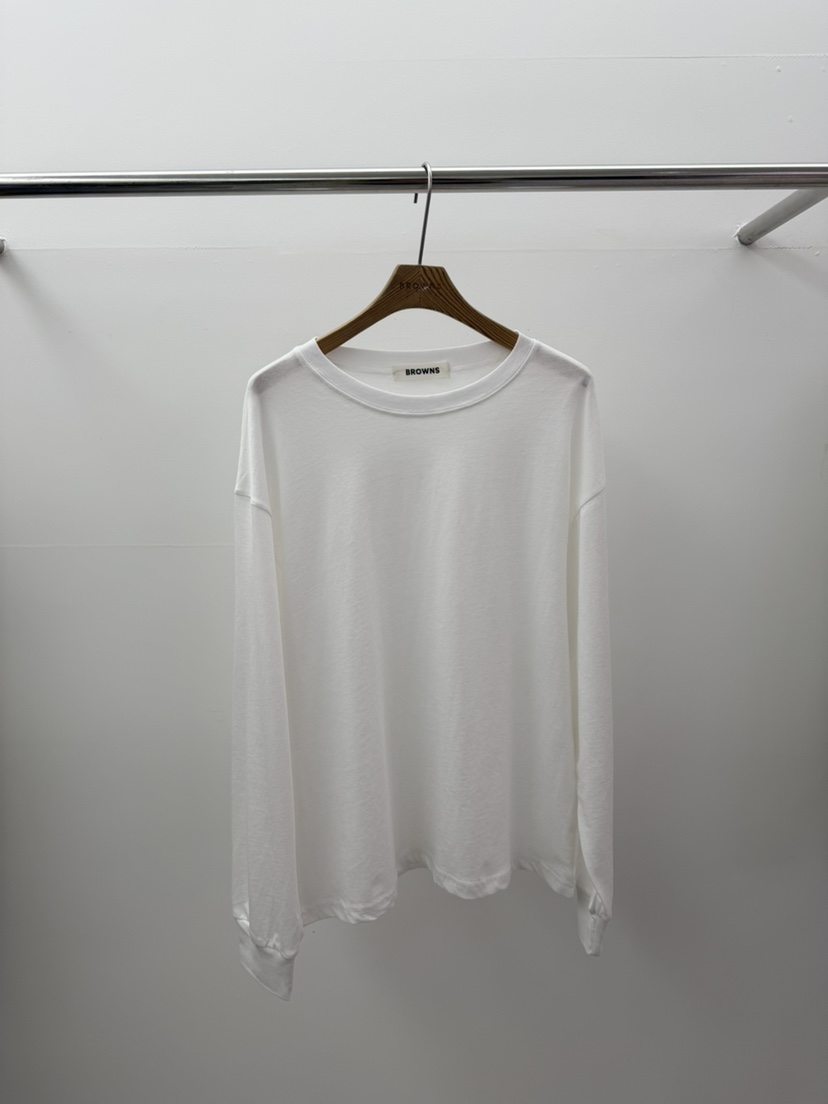 BROWNS-P韓國東大門直郵女士新款推薦熱賣職業人氣長袖T恤BROWNS-P長袖T恤圖色1