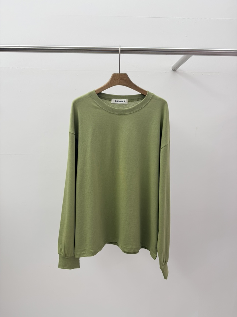 BROWNS-P韓國東大門直郵女士新款推薦熱賣職業人氣長袖T恤BROWNS-P長袖T恤圖色2