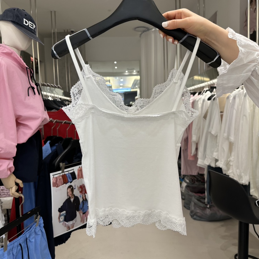 ARTE STUDIO/ATTENTION EDITORIAL韓國直郵女士新品推薦吊帶背心蕾絲ARTE STUDIO/ATTENTION EDITORIAL吊帶/背心