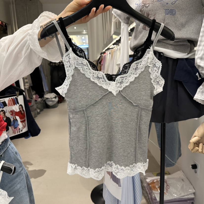 ARTE STUDIO/ATTENTION EDITORIAL韓國直郵女士新品推薦吊帶背心蕾絲ARTE STUDIO/ATTENTION EDITORIAL吊帶/背心圖色2