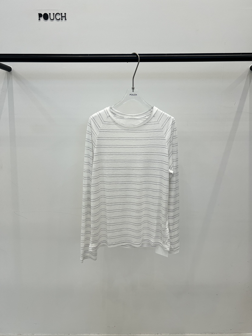 POUCH韓國直郵實拍女裝新款職業人氣26春夏時尚休閑長袖T恤POUCH長袖T恤圖色1灰色