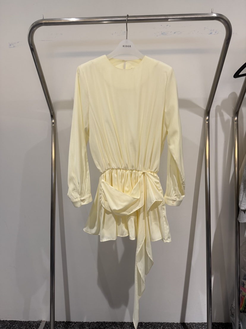 RIDGE-P韓國東大門代購女裝新品職業26春夏時尚休閑連衣裙RIDGE-P連衣裙圖色1