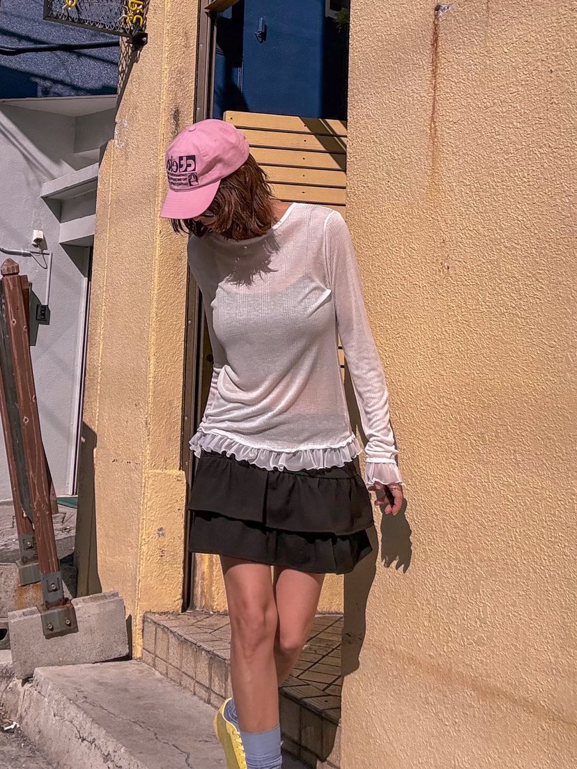 PARIS MATCH韓國直郵女士新款時尚26春夏熱賣推薦休閑短裙PARIS MATCH短裙圖色1