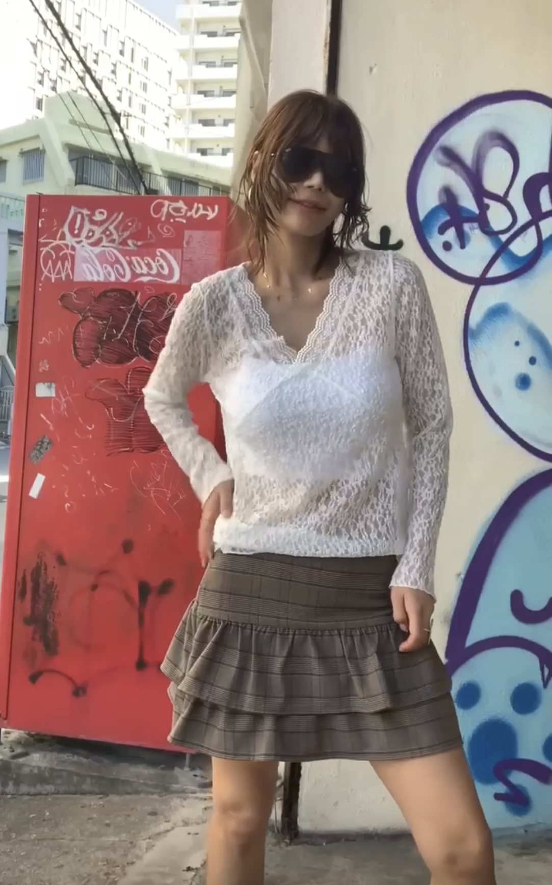 PARIS MATCH韓國直郵女士新款時尚26春夏熱賣推薦休閑短裙PARIS MATCH短裙圖色2