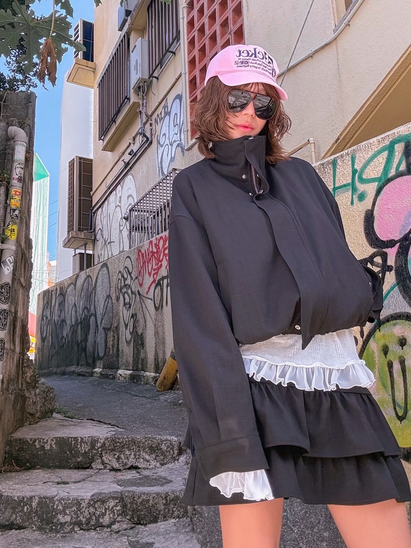 PARIS MATCH韓國代購女裝新品熱賣休閑人氣推薦26春夏夾克PARIS MATCH夾克