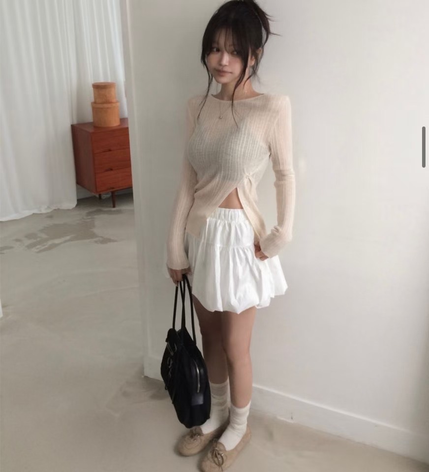 GGAEBI韓國直郵實拍女裝新款人氣熱賣推薦時尚職業26春夏短裙GGAEBI短裙