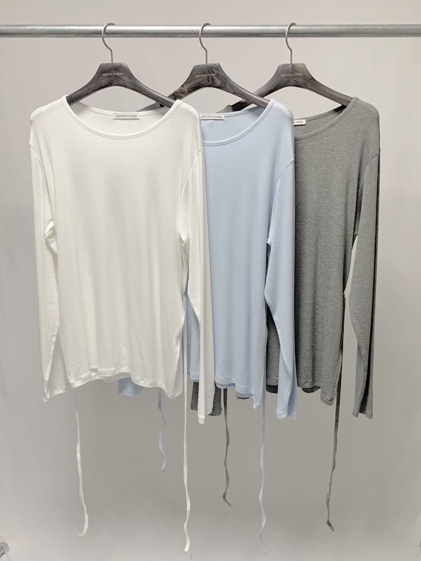 BEFORE SUNRISE韓國直郵女裝新品休閑熱賣26春夏長袖T恤BEFORE SUNRISE長袖T恤
