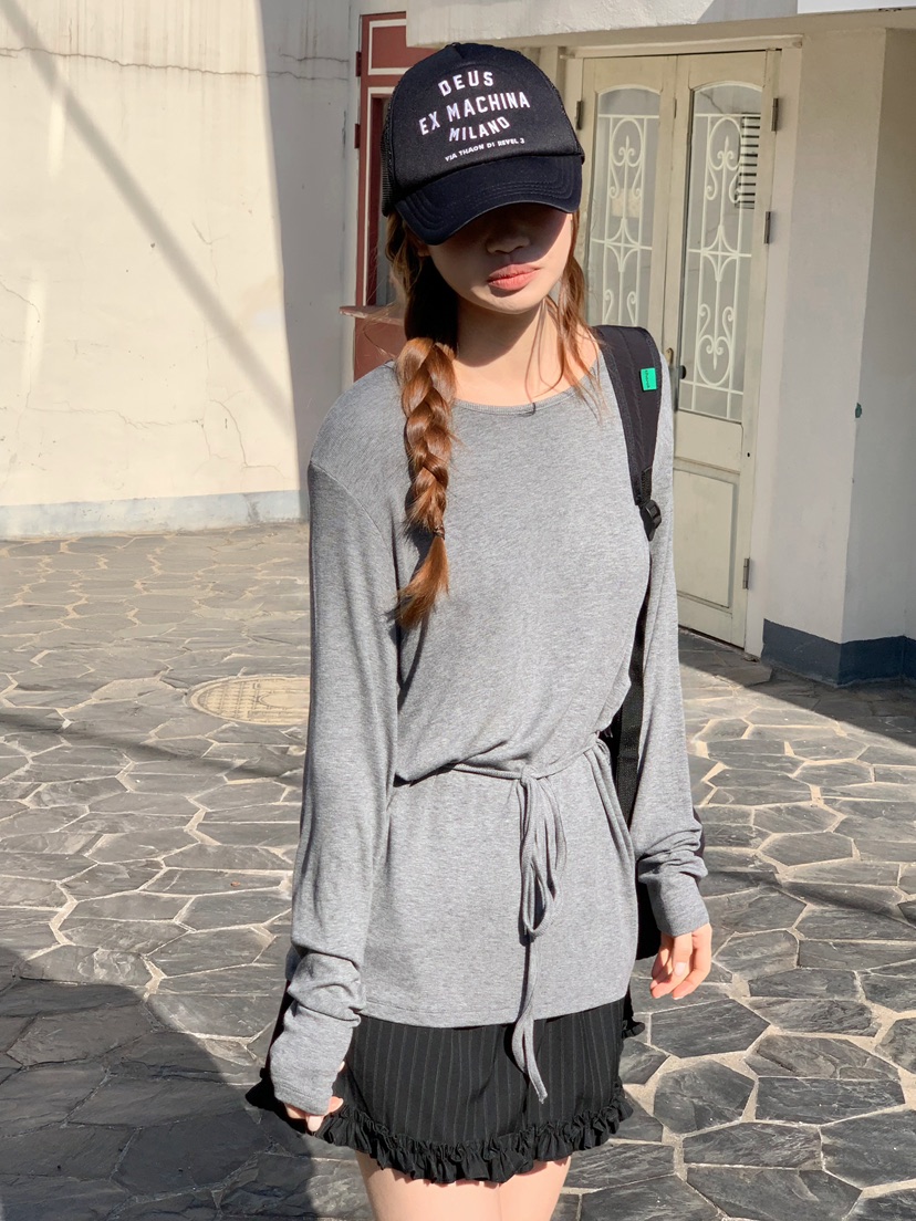 BEFORE SUNRISE韓國直郵女裝新品休閑熱賣26春夏長袖T恤BEFORE SUNRISE長袖T恤