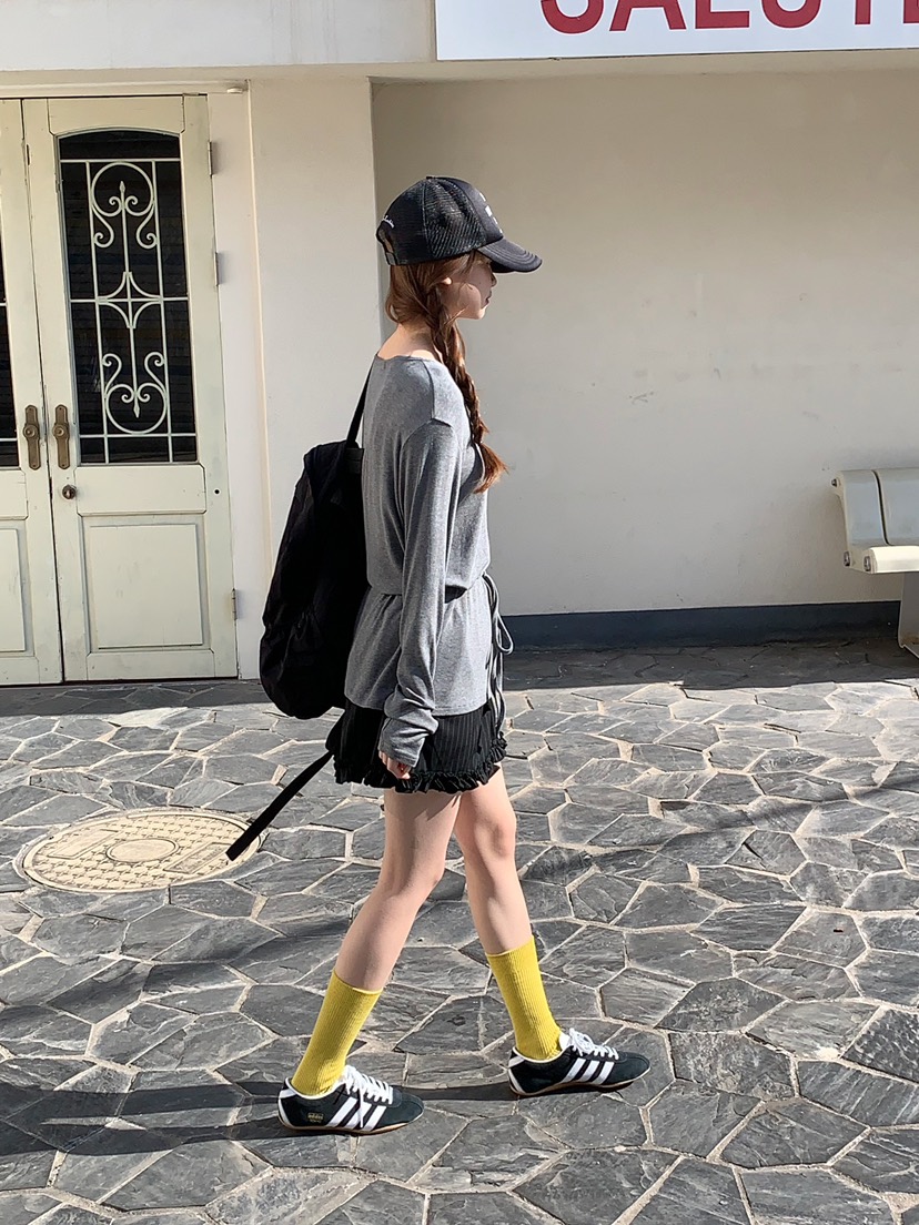 BEFORE SUNRISE韓國直郵女裝新品休閑熱賣26春夏長袖T恤BEFORE SUNRISE長袖T恤