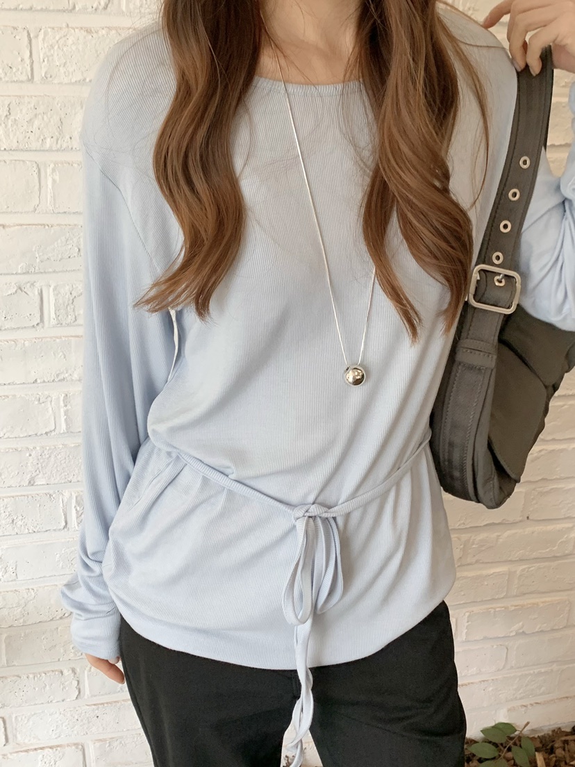 BEFORE SUNRISE韓國直郵女裝新品休閑熱賣26春夏長袖T恤BEFORE SUNRISE長袖T恤