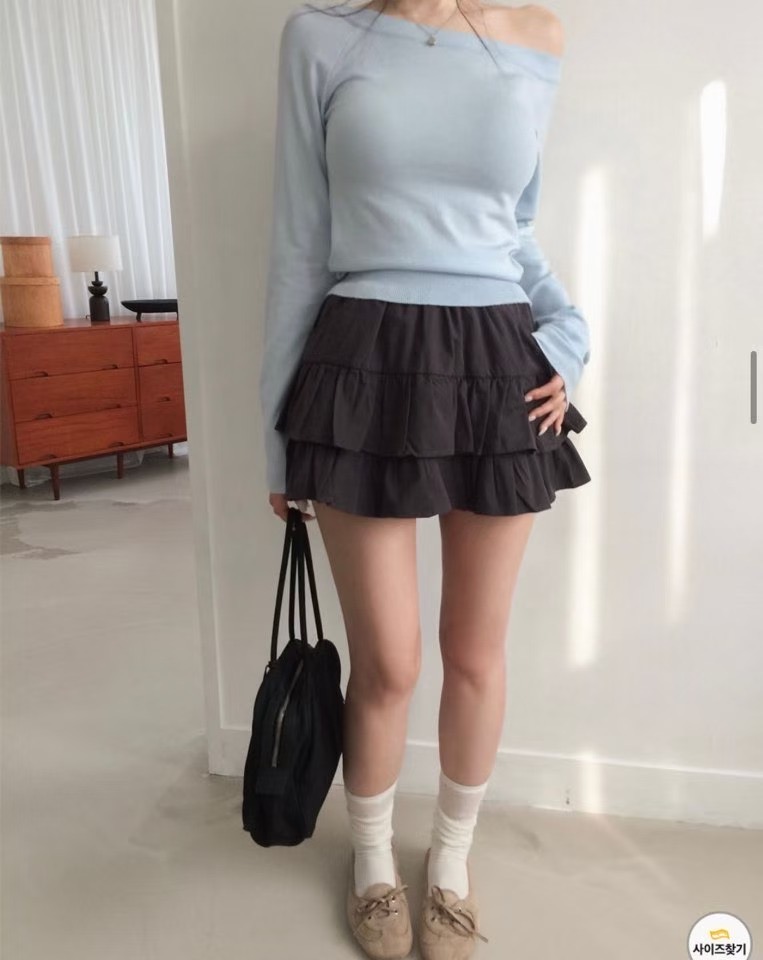 GGAEBI韓國東大門直郵女士新品職業休閑人氣推薦26春夏短裙GGAEBI短裙