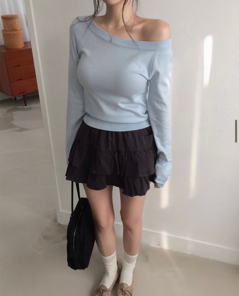 GGAEBI韓國東大門直郵女士新品職業休閑人氣推薦26春夏短裙GGAEBI短裙