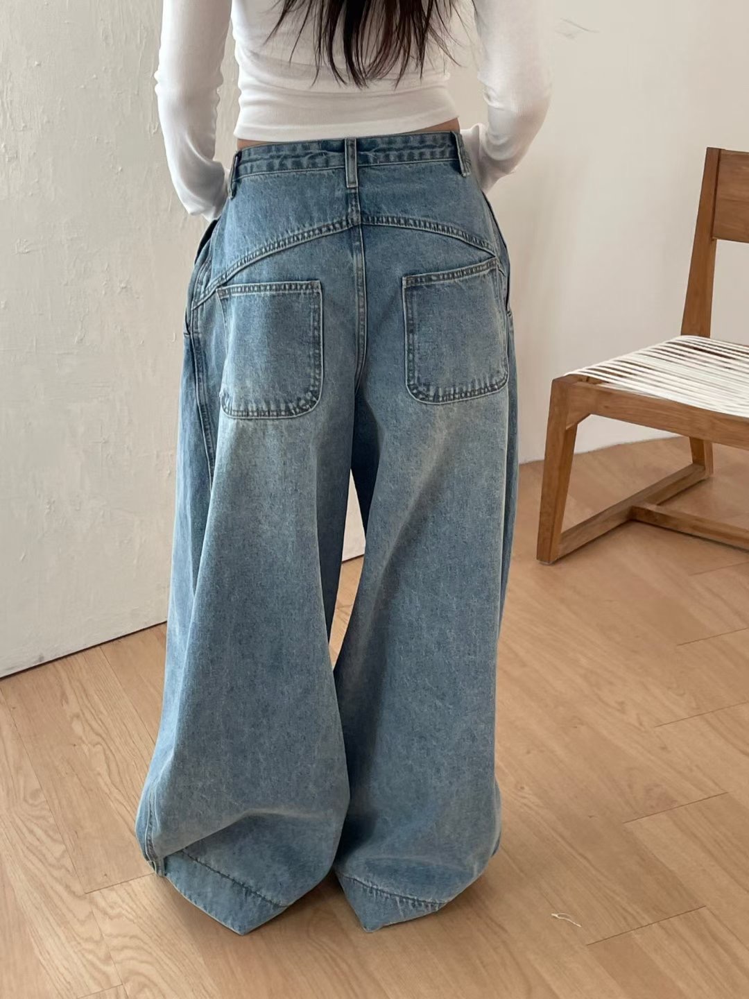 GGAEBI韓國直郵女士新款休閑熱賣時尚推薦26春夏人氣牛仔褲GGAEBI牛仔褲