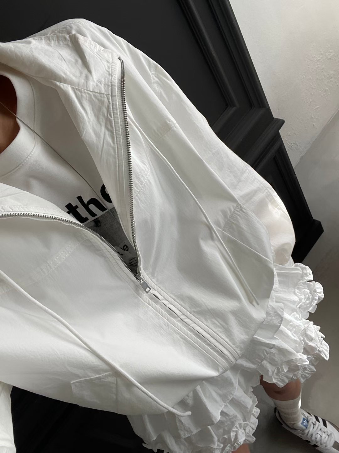 GGAEBI韓國東大門代購女士新款休閑時尚職業推薦夾克棉布GGAEBI夾克