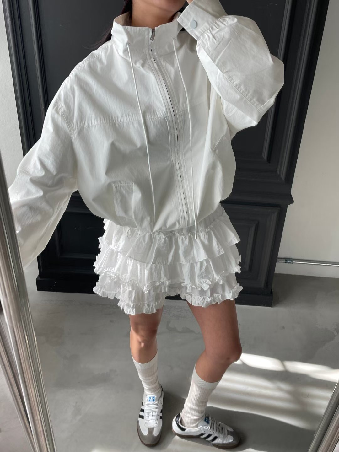 GGAEBI韓國東大門代購女士新款休閑時尚職業推薦夾克棉布GGAEBI夾克