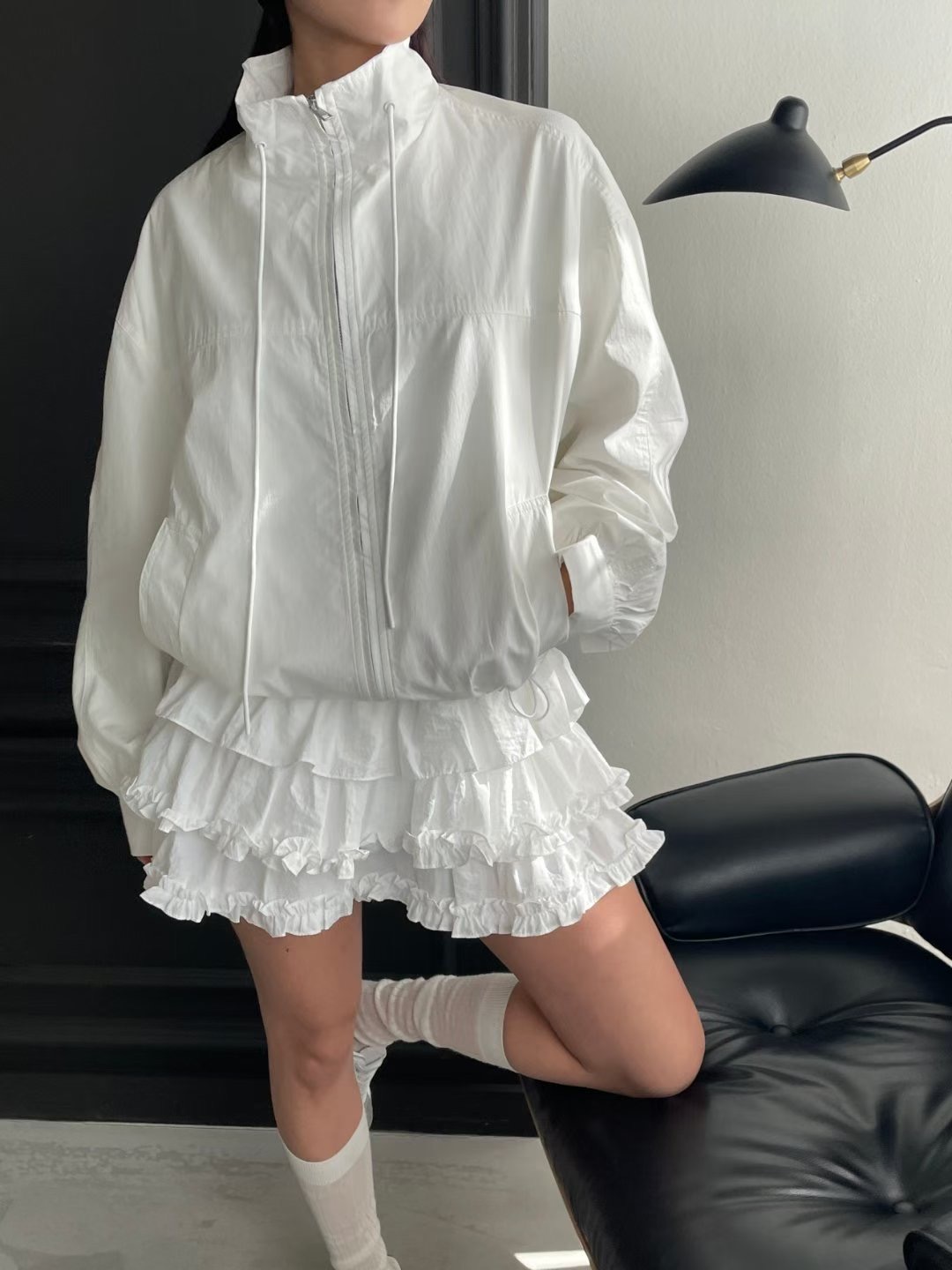 GGAEBI韓國東大門代購女士新款休閑時尚職業推薦夾克棉布GGAEBI夾克圖色1