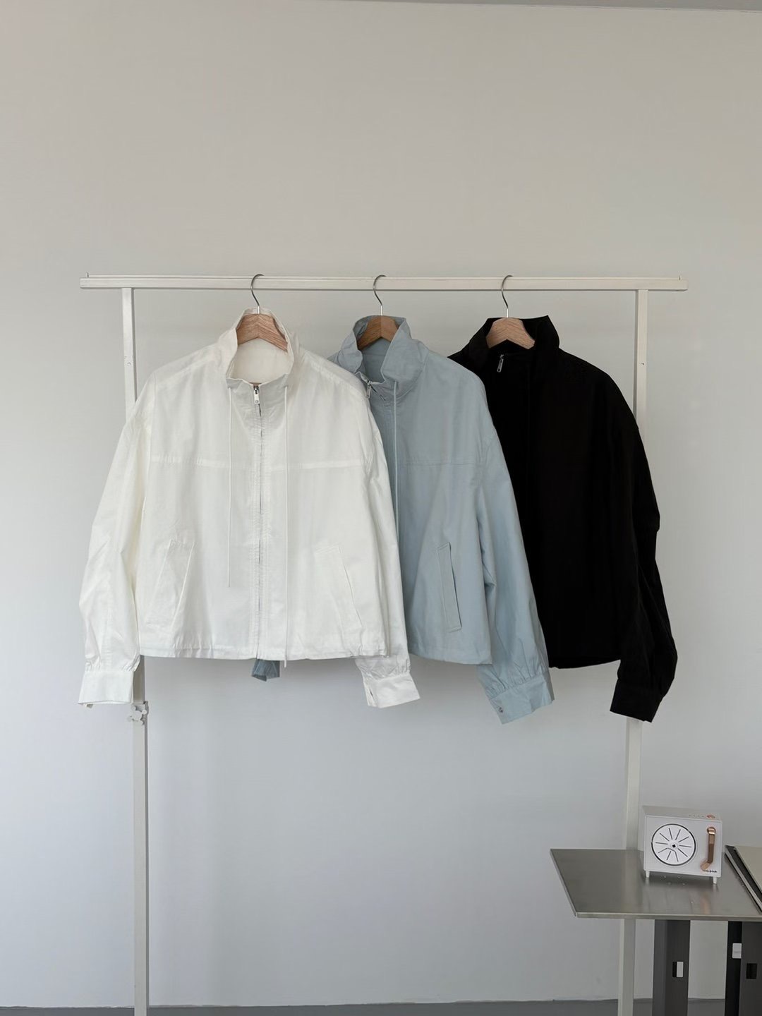 GGAEBI韓國東大門代購女士新款休閑時尚職業推薦夾克棉布GGAEBI夾克圖色2左二色