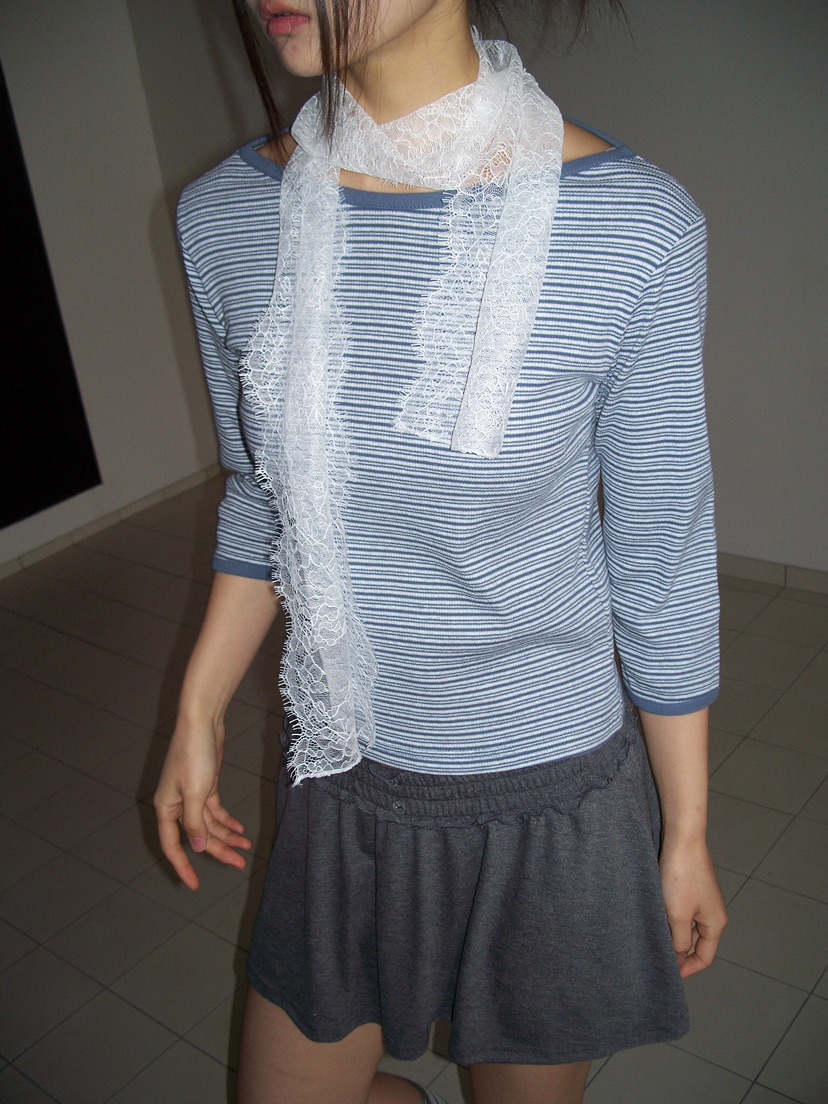 FLASH/I LOVE ME韓國直郵女裝新品推薦圍巾披肩蕾絲圍巾FLASH/I LOVE ME圍巾/披肩