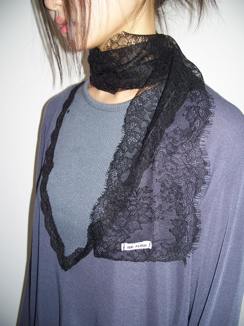 FLASH/I LOVE ME韓國直郵女裝新品推薦圍巾披肩蕾絲圍巾FLASH/I LOVE ME圍巾/披肩圖色1