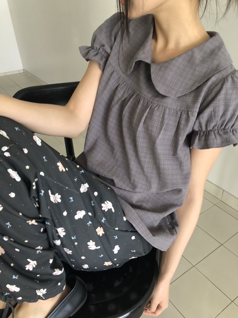 FLASH/I LOVE ME韓國代購女裝新品休閑推薦襯衫蕾絲衫FLASH/I LOVE ME襯衫/蕾絲衫