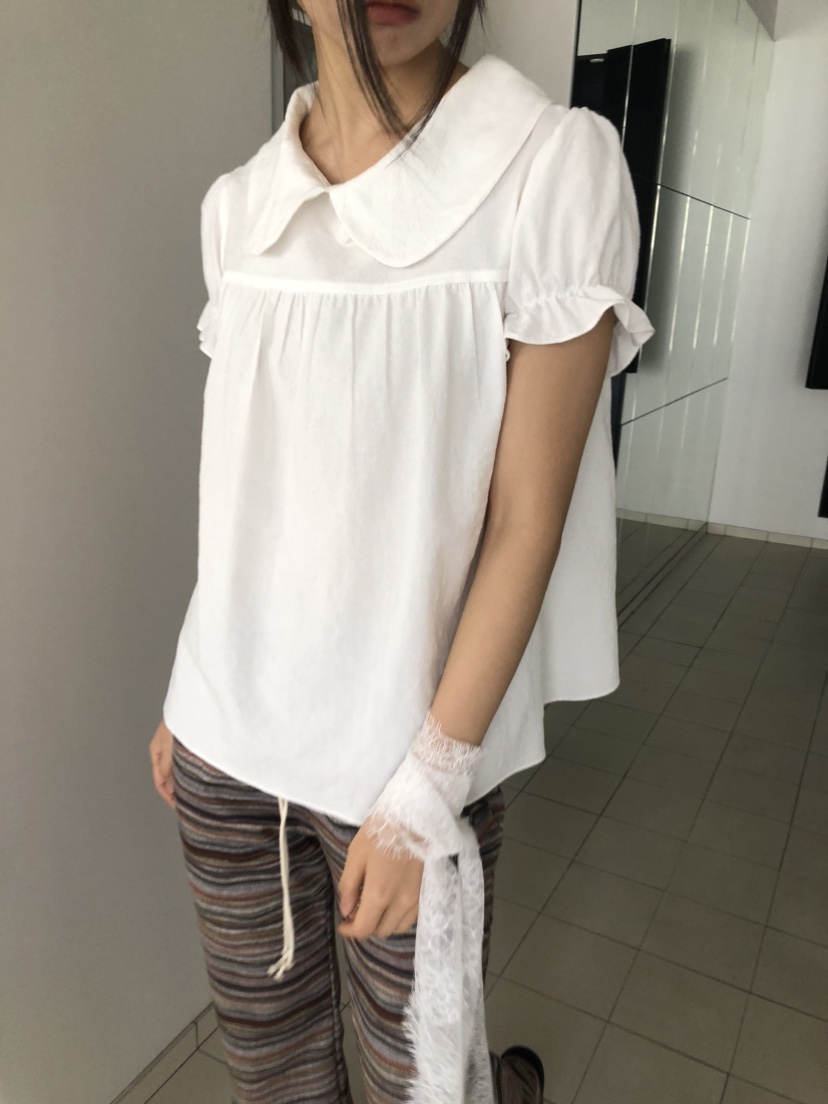 FLASH/I LOVE ME韓國代購女裝新品休閑推薦襯衫蕾絲衫FLASH/I LOVE ME襯衫/蕾絲衫