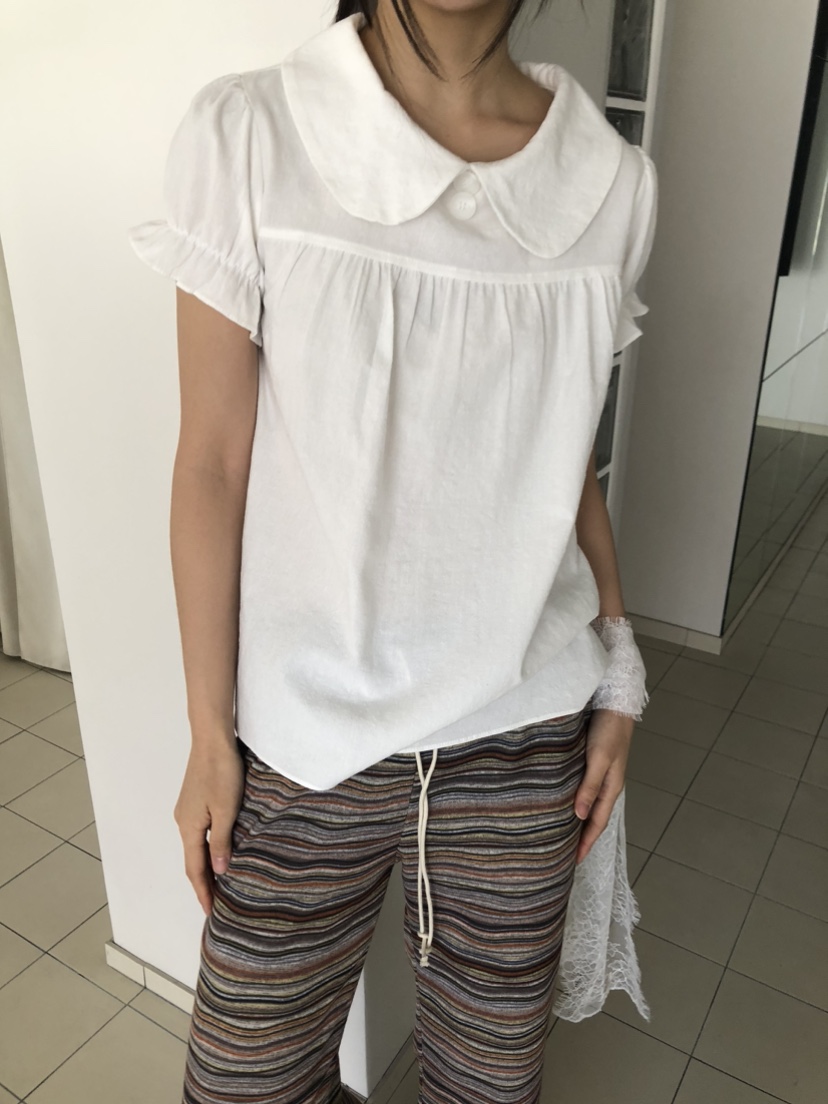 FLASH/I LOVE ME韓國代購女裝新品休閑推薦襯衫蕾絲衫FLASH/I LOVE ME襯衫/蕾絲衫