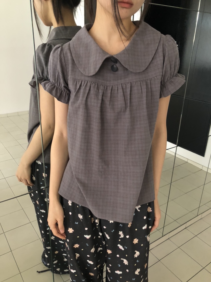 FLASH/I LOVE ME韓國代購女裝新品休閑推薦襯衫蕾絲衫FLASH/I LOVE ME襯衫/蕾絲衫圖色1