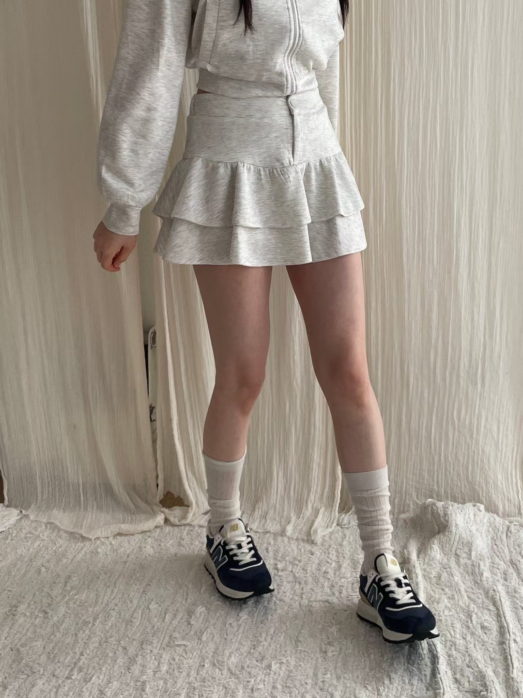 GGAEBI韓國直郵女士新款休閑人氣26春夏推薦套裝套裝連帽GGAEBI套裝