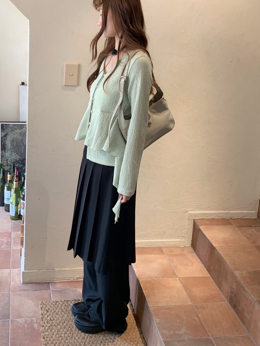 BEFORE SUNRISE韓國東大門代購女裝新款職業襯衫蕾絲衫華夫格褶皺BEFORE SUNRISE襯衫/蕾絲衫