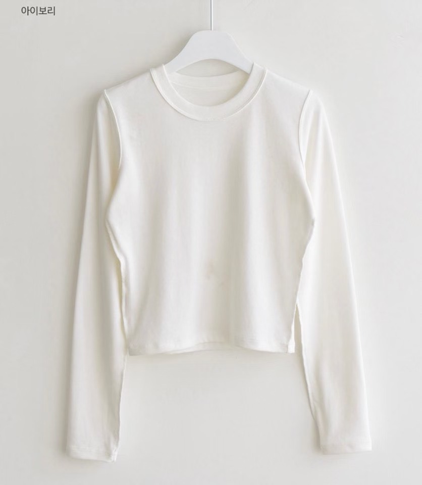 GGAEBI韓國東大門代購女裝新款休閑熱賣時尚職業長袖T恤雙面GGAEBI長袖T恤圖色1