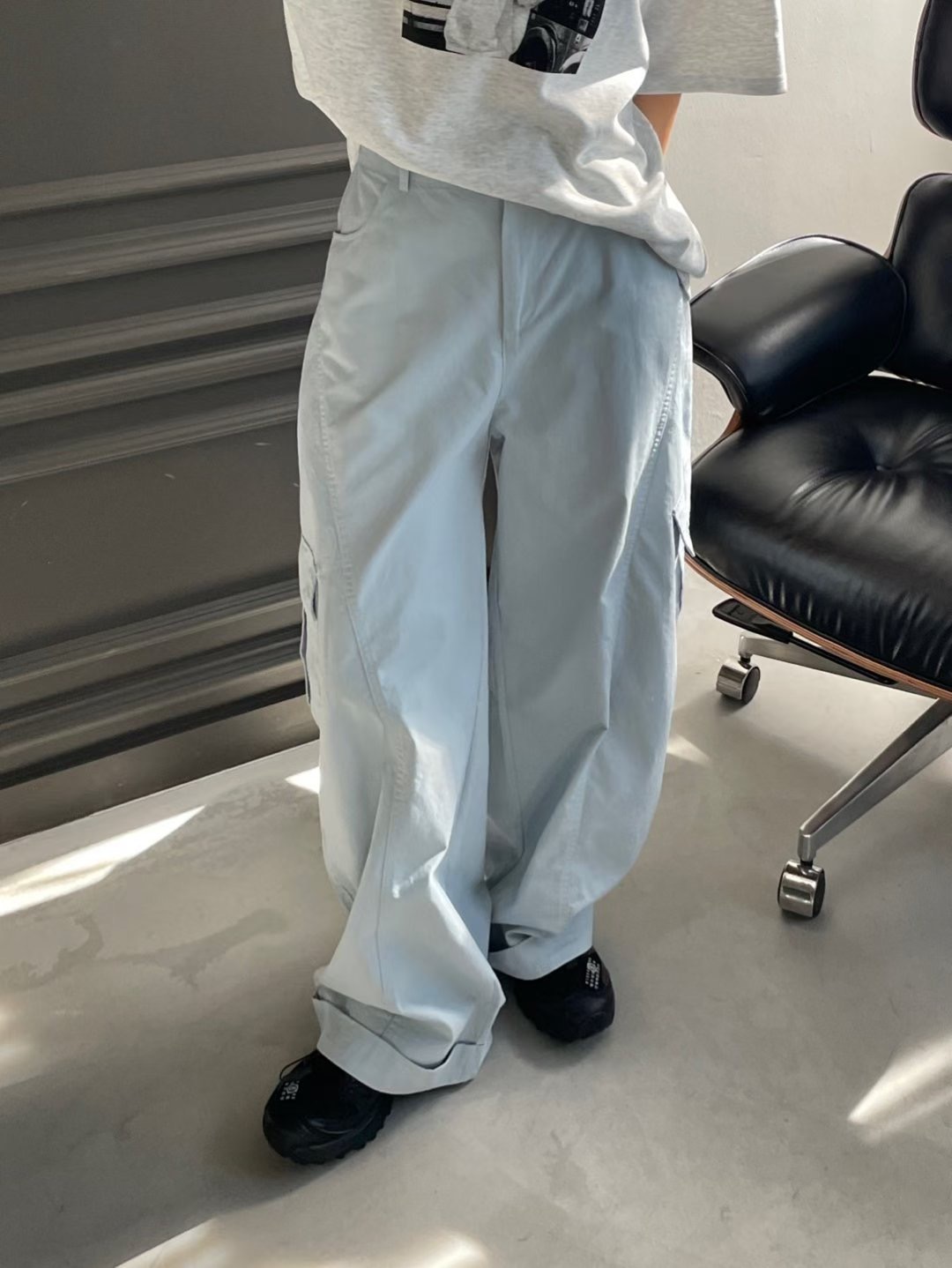 GGAEBI韓國直郵實拍女裝新款休閑熱賣人氣職業26春夏休閑褲GGAEBI休閑褲圖色2