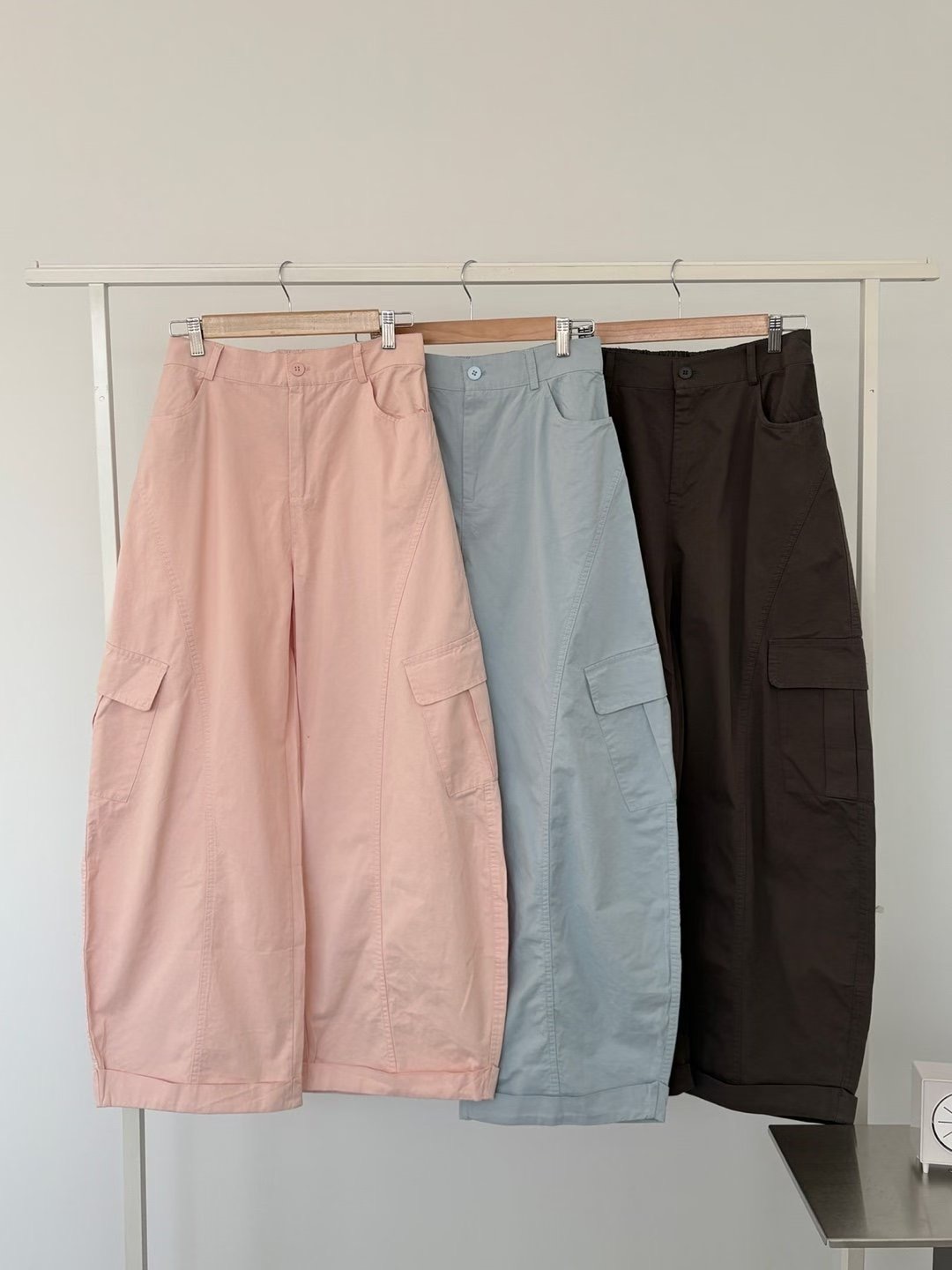 GGAEBI韓國直郵實拍女裝新款休閑熱賣人氣職業26春夏休閑褲GGAEBI休閑褲圖色3左三色