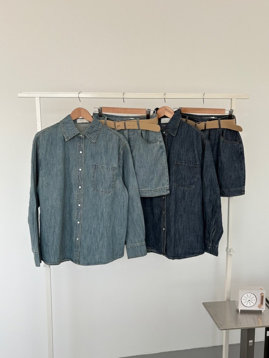 GGAEBI韓國代購女士新品人氣推薦職業26春夏休閑時尚套裝GGAEBI套裝圖色2左二色