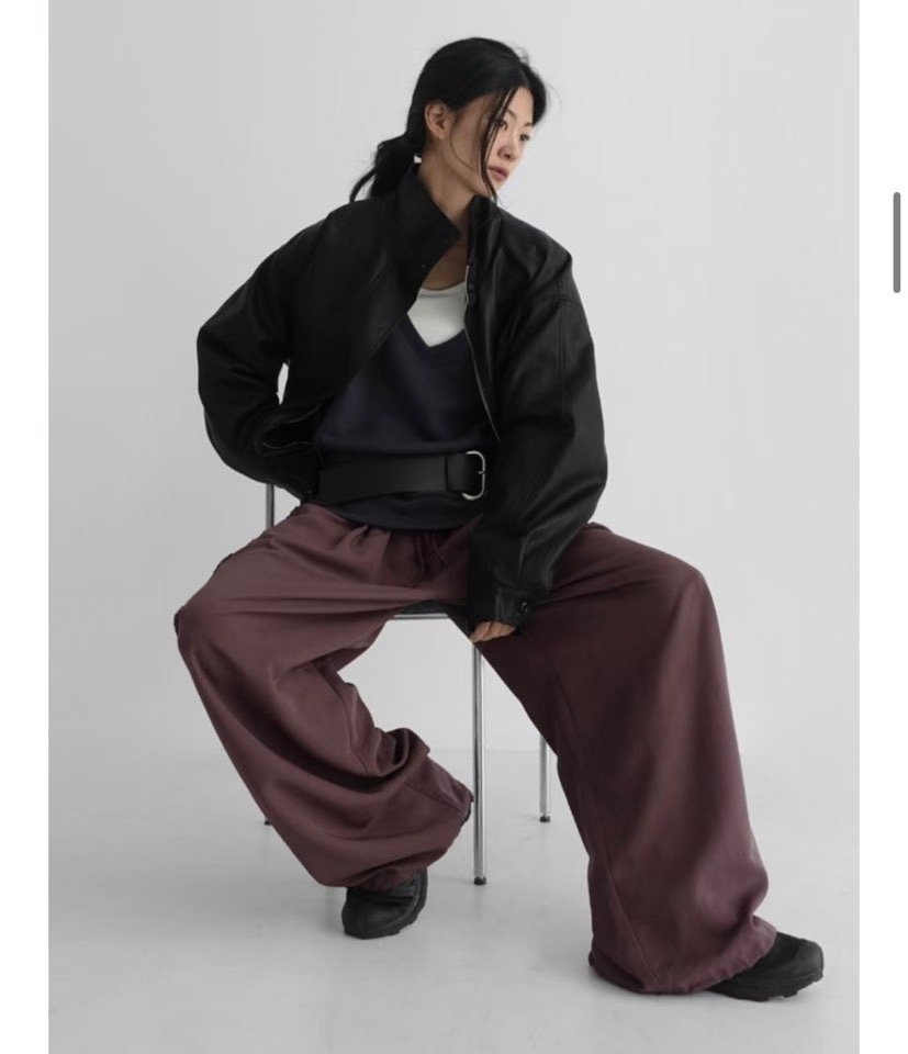 GGAEBI韓國代購女裝新款職業熱賣時尚人氣推薦26春夏夾克皮革GGAEBI夾克