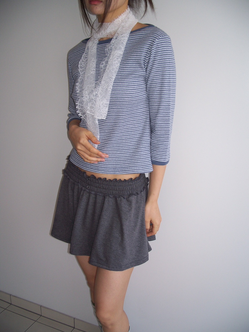 FLASH/I LOVE ME韓國東大門直郵女士新品時尚T恤不含圍巾FLASH/I LOVE MET恤