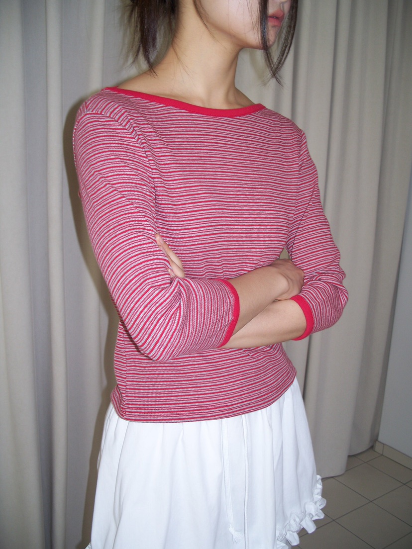 FLASH/I LOVE ME韓國東大門直郵女士新品時尚T恤不含圍巾FLASH/I LOVE MET恤