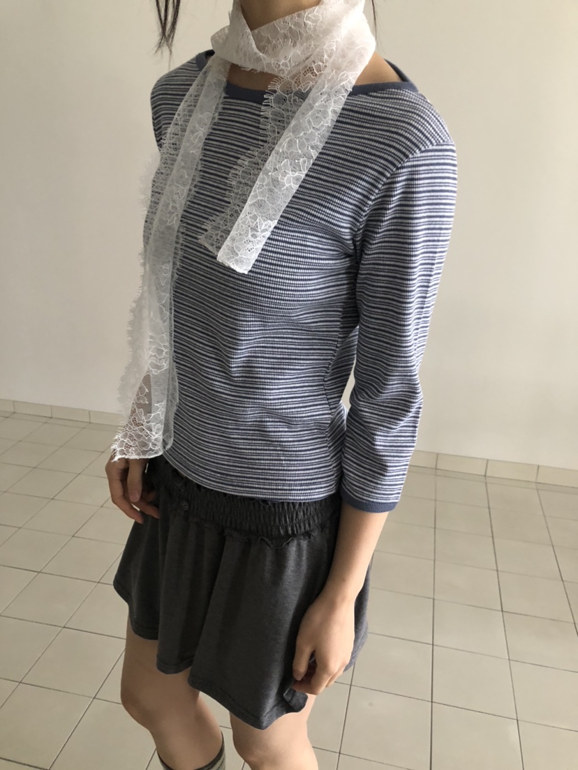 FLASH/I LOVE ME韓國東大門直郵女士新品時尚T恤不含圍巾FLASH/I LOVE MET恤