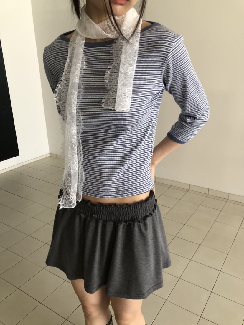 FLASH/I LOVE ME韓國東大門直郵女士新品時尚T恤不含圍巾FLASH/I LOVE MET恤