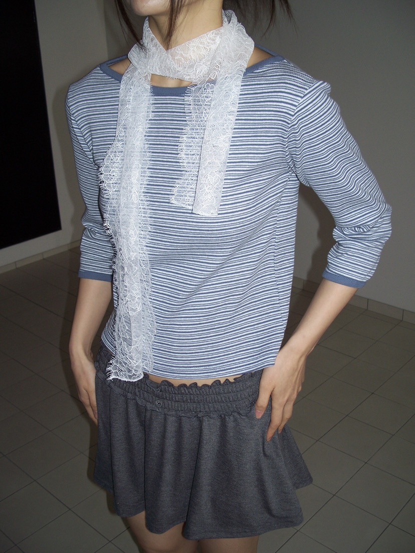 FLASH/I LOVE ME韓國東大門直郵女士新品時尚T恤不含圍巾FLASH/I LOVE MET恤圖色2