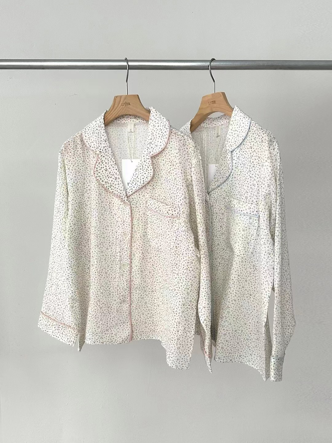 LITER韓國直郵實拍女裝新款26春夏職業休閑熱賣睡衣兩件套LITER睡衣