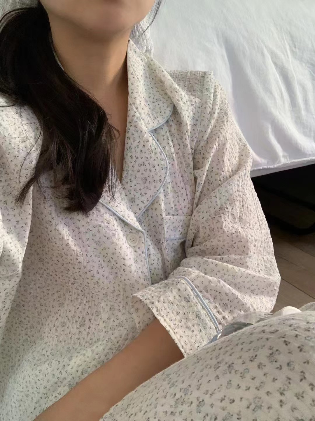 LITER韓國直郵實拍女裝新款26春夏職業休閑熱賣睡衣兩件套LITER睡衣