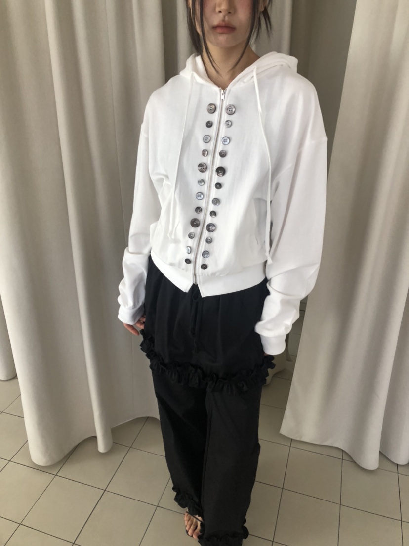 FLASH/I LOVE ME韓國直郵女士新款職業夾克連帽拉鏈衫紐扣FLASH/I LOVE ME夾克