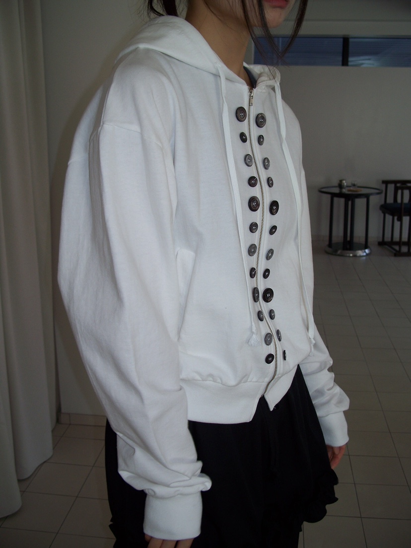 FLASH/I LOVE ME韓國直郵女士新款職業夾克連帽拉鏈衫紐扣FLASH/I LOVE ME夾克