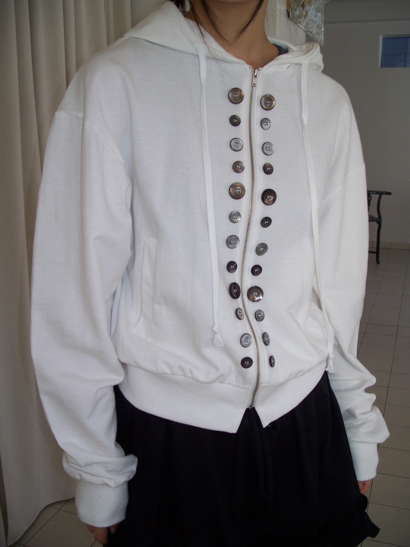 FLASH/I LOVE ME韓國直郵女士新款職業夾克連帽拉鏈衫紐扣FLASH/I LOVE ME夾克圖色2