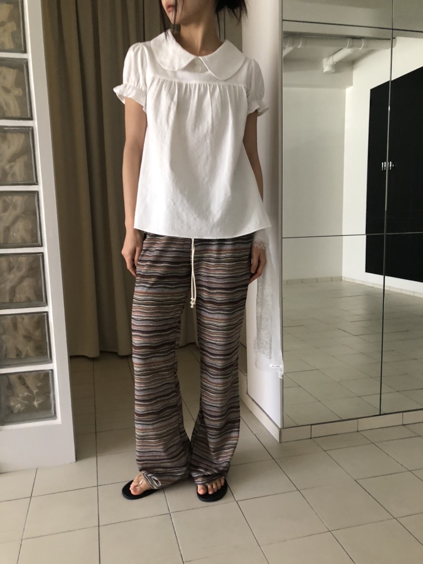 FLASH/I LOVE ME韓國東大門直郵女裝新款休閑休閑褲皮褲FLASH/I LOVE ME休閑褲