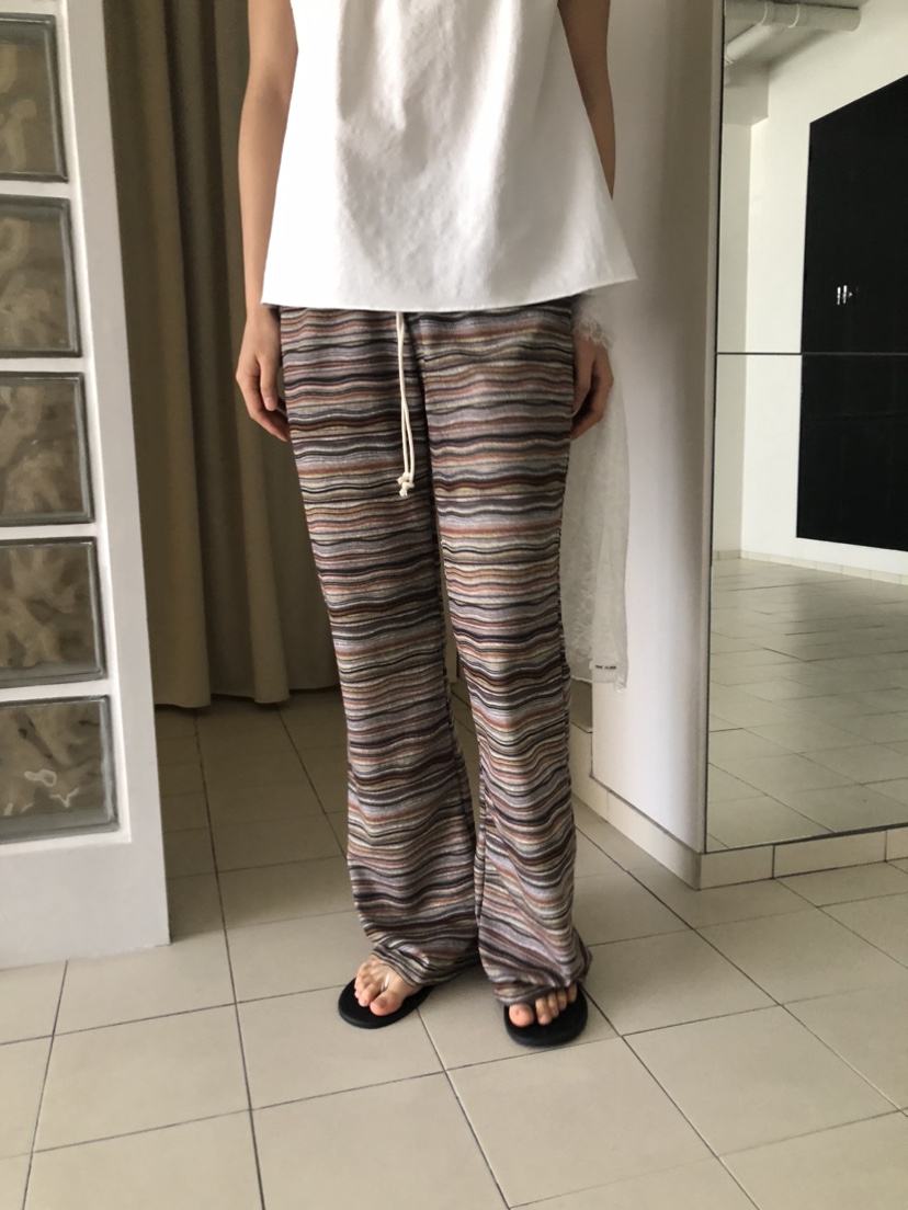 FLASH/I LOVE ME韓國東大門直郵女裝新款休閑休閑褲皮褲FLASH/I LOVE ME休閑褲圖色1