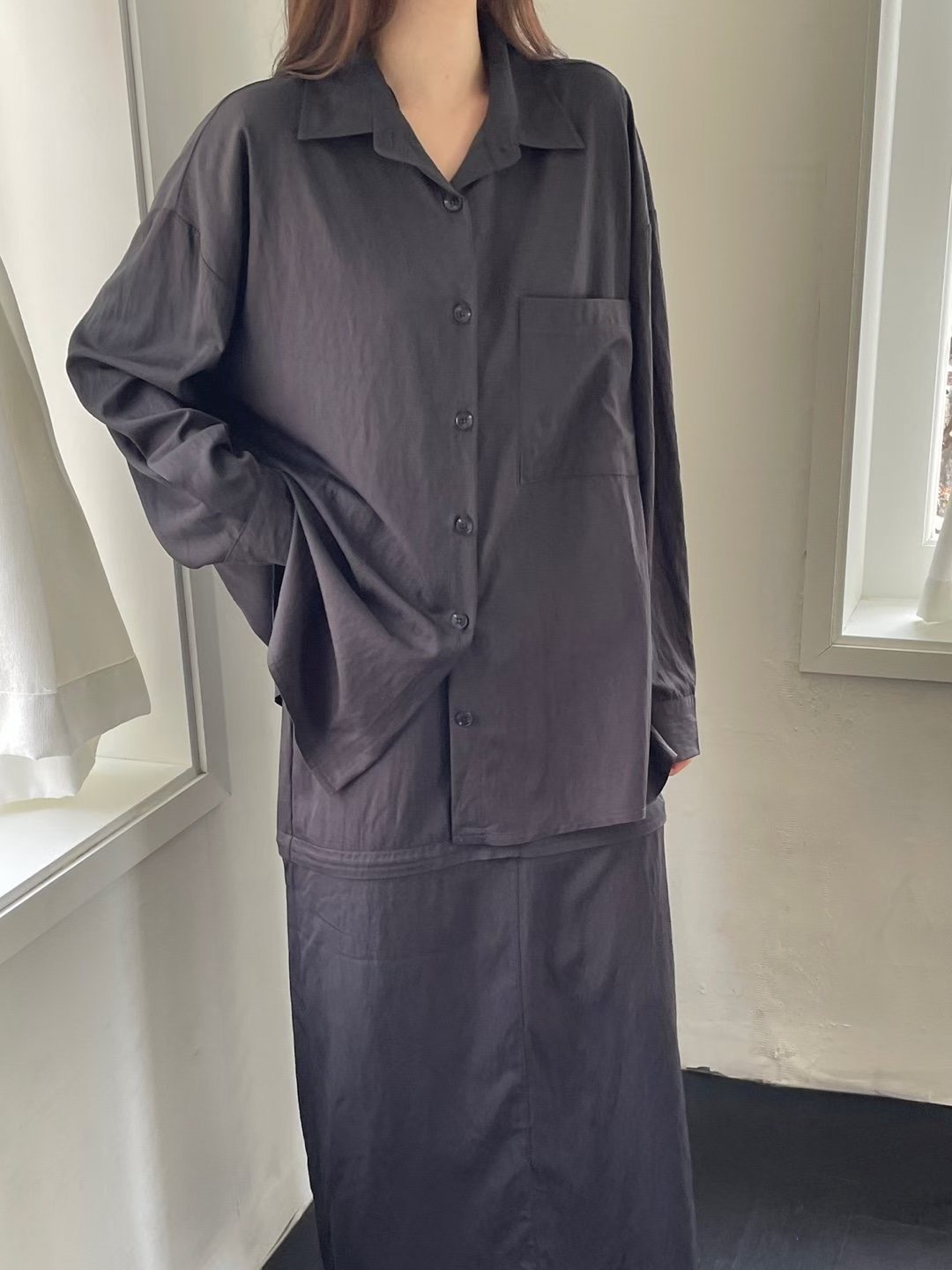 GGAEBI韓國代購女士新款26春夏職業休閑熱賣時尚襯衫蕾絲衫GGAEBI襯衫/蕾絲衫圖色1