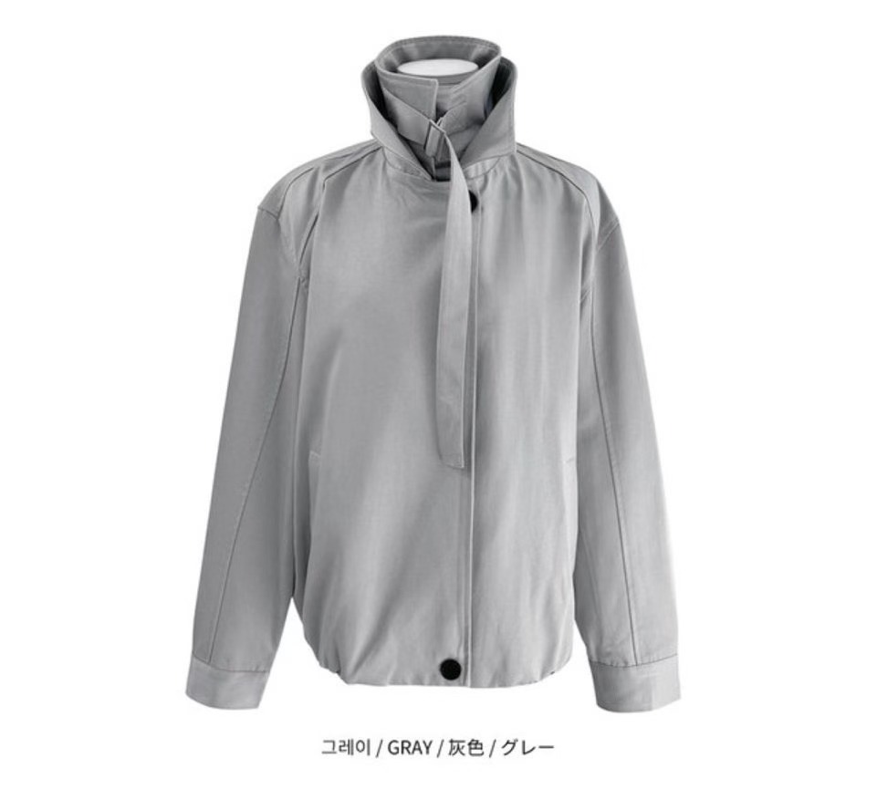 GGAEBI韓國代購女裝新品26春夏職業休閑熱賣時尚夾克雙層GGAEBI夾克圖色1